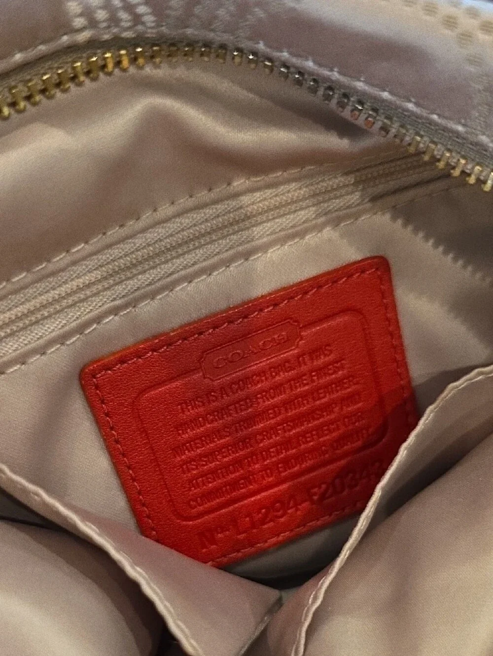 Coach F20343 Ashley Dotted Art Mini Tote